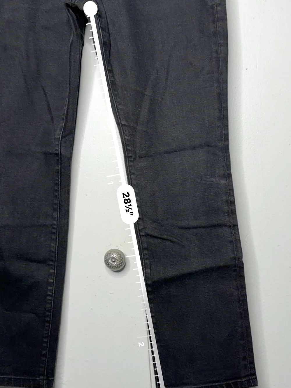 John Varvatos Jeans Men 32x28 Black Bowery Slim Fit 5-Pocket